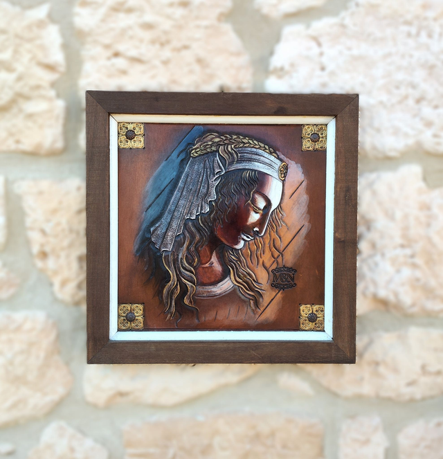 Tableau sur cuir, La princesse andalouse