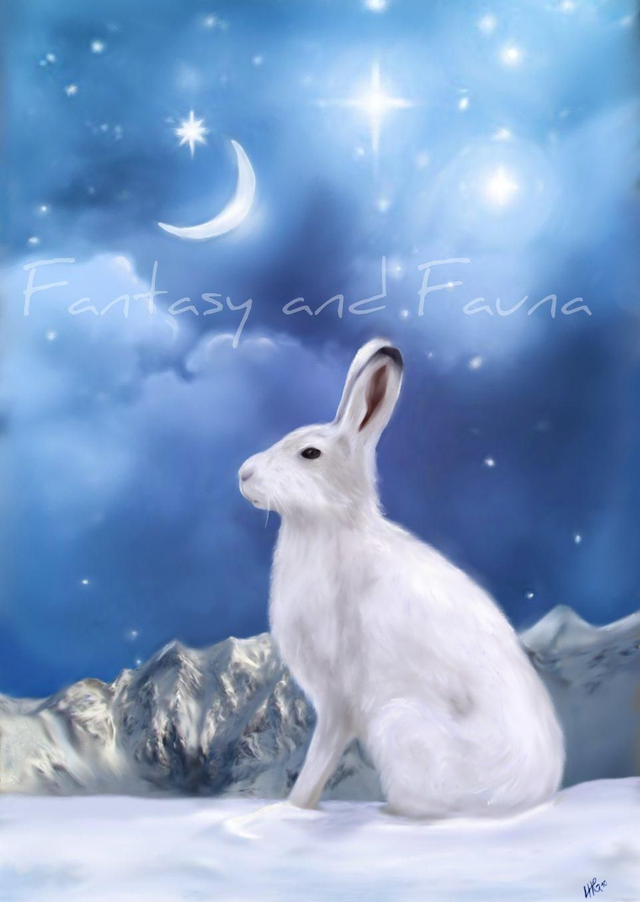 Moonlit Sentinel Greeting Card