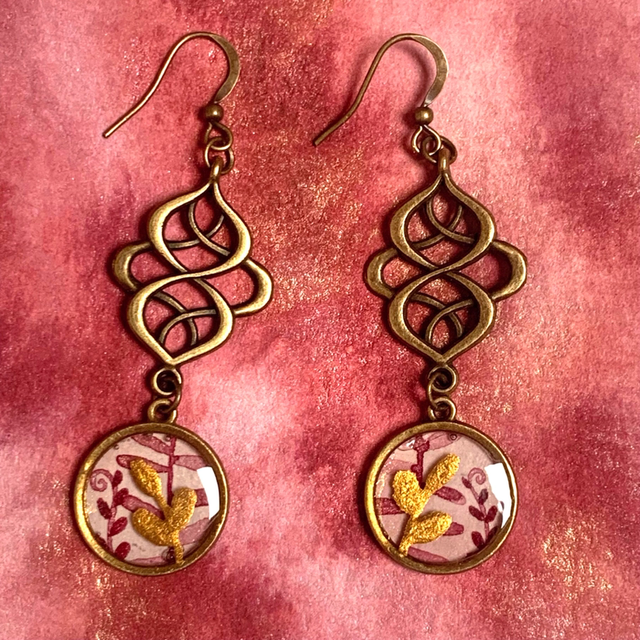 Boucles d'Oreilles Rondes & Entrelacs - Capsule de Janvier 2025