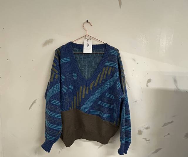 Reworked maglione patchwork