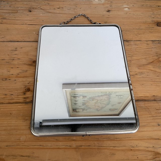 Miroir barbier ancien