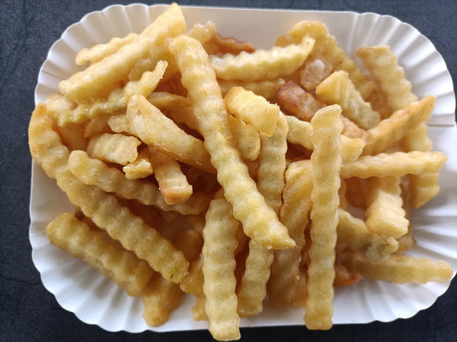 Plauer Pommes - rot/weiß