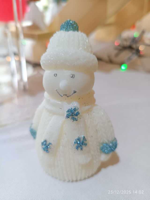 Bonhomme de neige en résine 