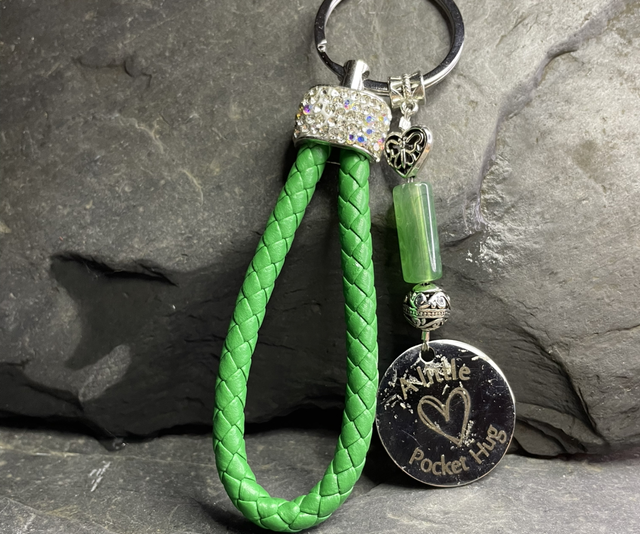 Key ring „ pocket hug” green 