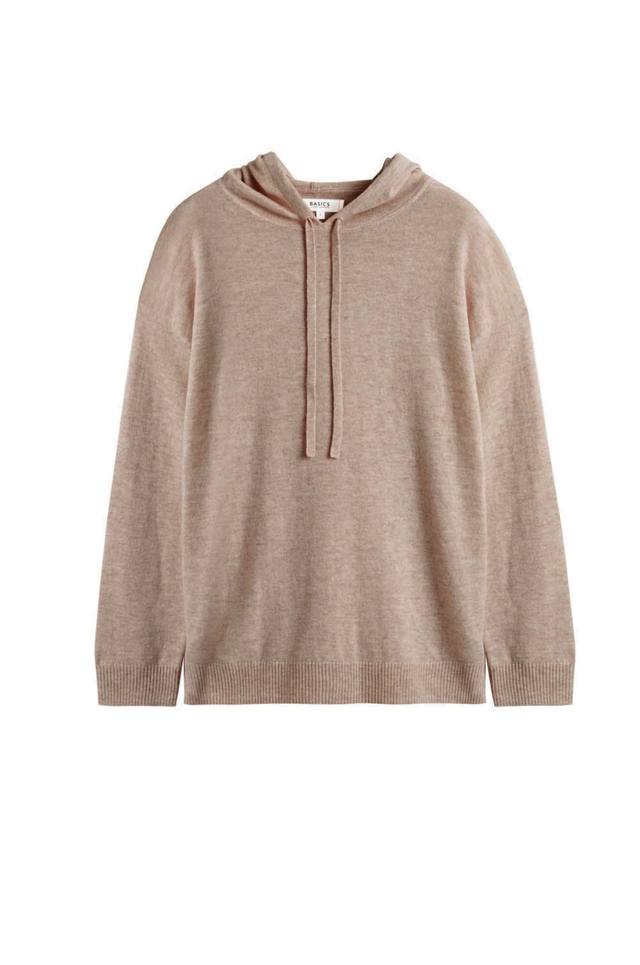 Oatmeal Chinti &amp; Parker Wool/Cashmere Relaxed Hoody