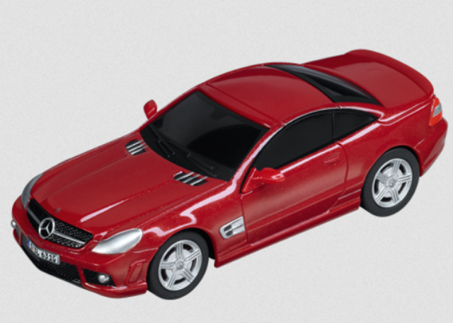 Pull Speed speelgoed auto - AMG Mercedes SL63 rood