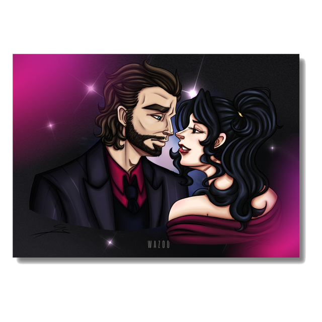 Carte postale saga "Enveloppe" (14.8x10.5cm)