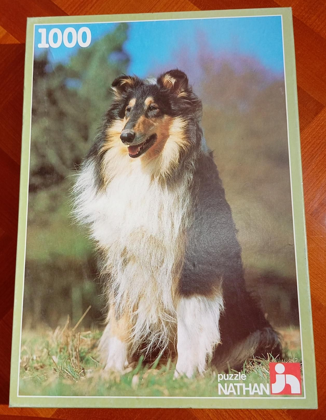 Puzzle Nathan 1000 pièces chien de berger