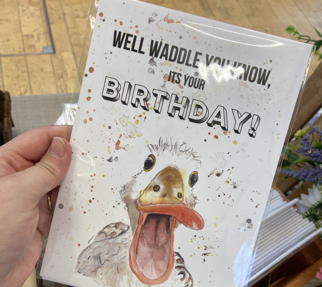 ‘Waddle You Know’ Duck Birthday A5 Card