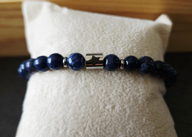 Bracelet perles étoile 