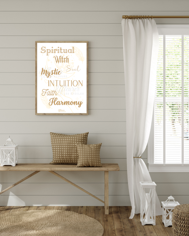 Affiche Spiritualité - Mots