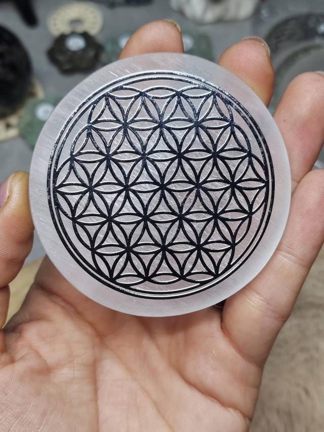 Plaque "Lumière Divine" – Sélénite