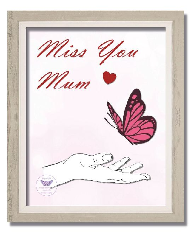 MYM02B: Miss You Mum (Butterfly)