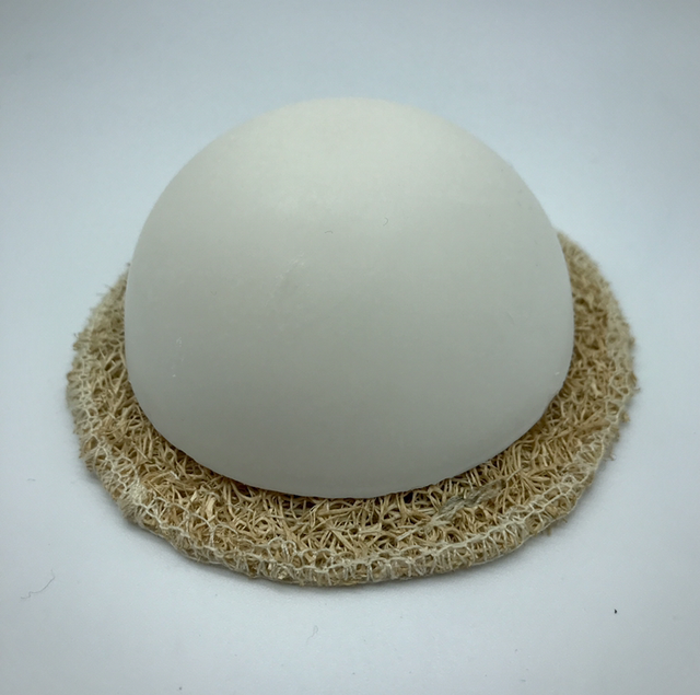Porte-savon luffa rond