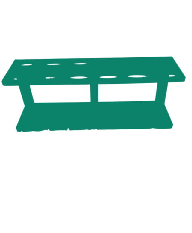 Dark Green blending brush holder stand 