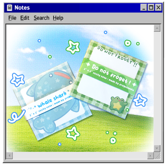 silly sticky note 🍀