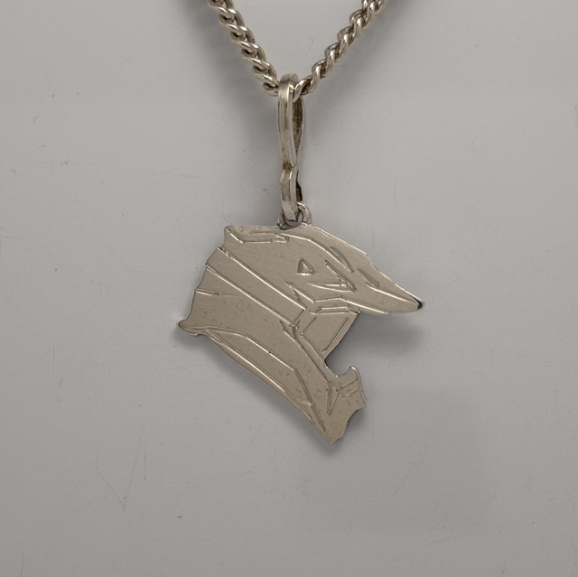 Pendentif casque de motocross