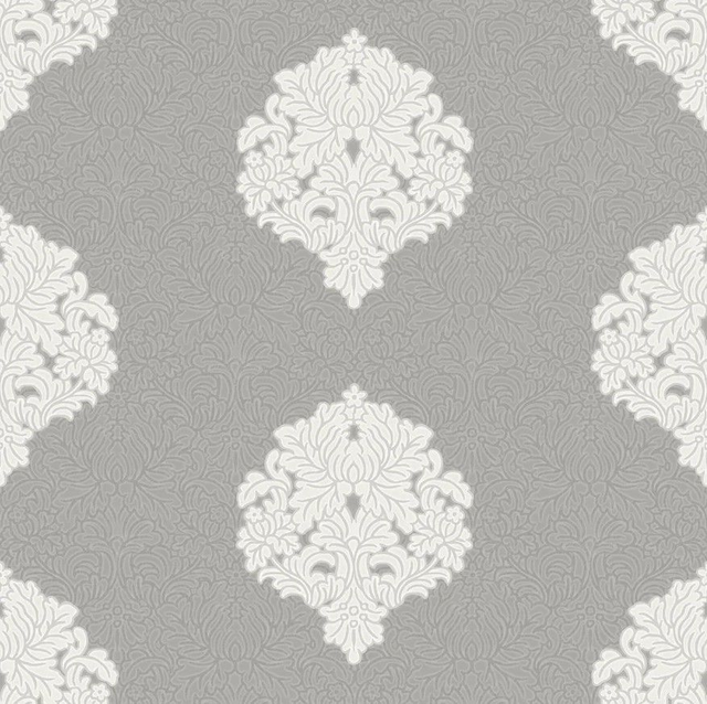 Floriana Damask Grey - Opus Holden - 35343