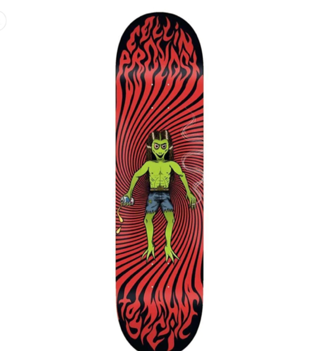 Toy Machine Provust Spin Skateboard Deck - 8.5”