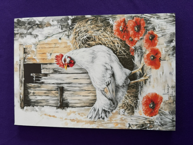 Plain Note Pad Chicken at the Gate