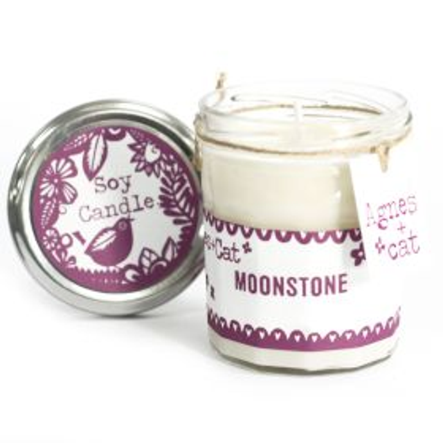 Bougie pot 220g - Pierre de Lune