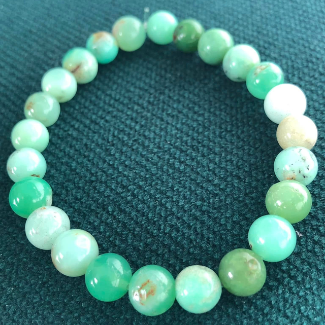 Bracelet de Chrysoprase