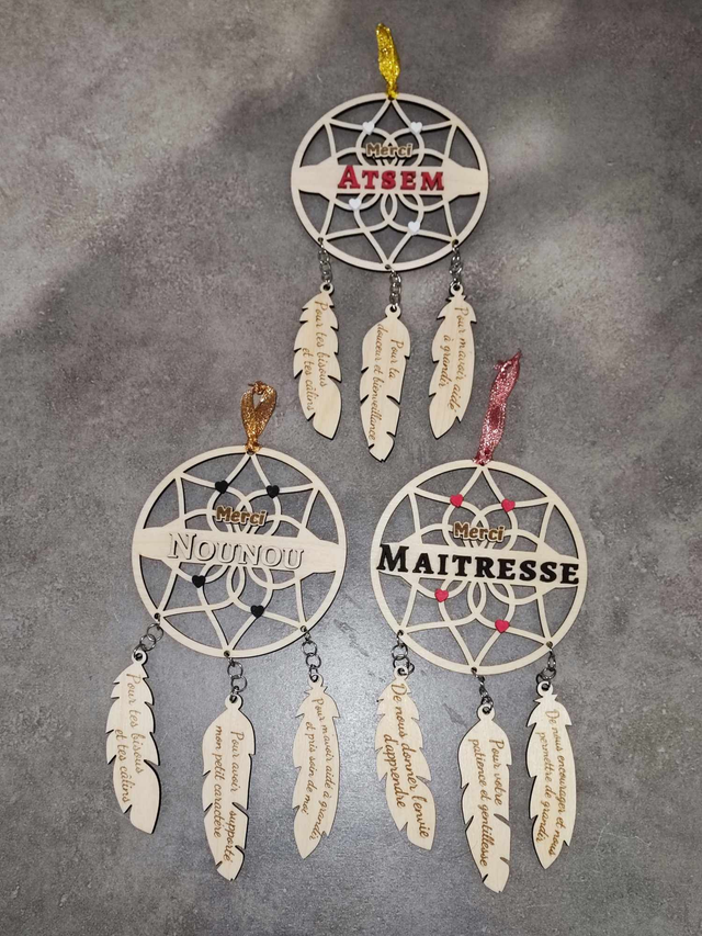 Attrape rêve Maitresse/Nounou/Atsem