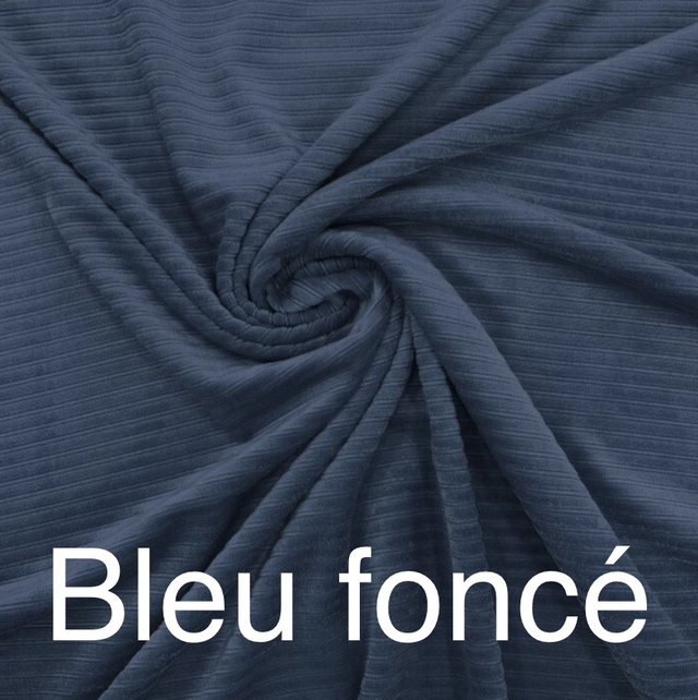 velours bleu foncé