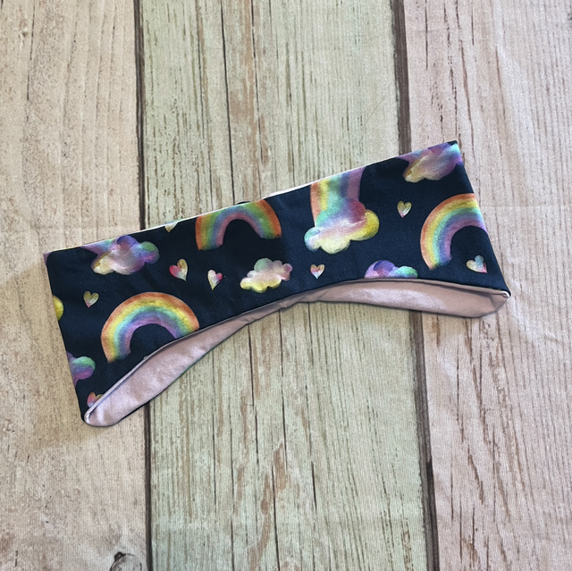 Stirnband, Größe 56-58, Regenbogen 