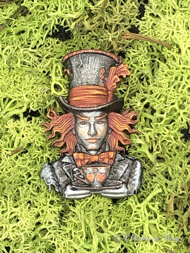 Broche Chapelier Fou