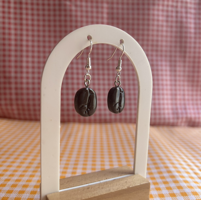 Pendientes Café Grano