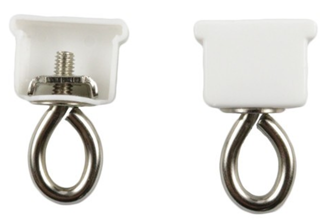 Huismerk: Eindkap U-rails wit