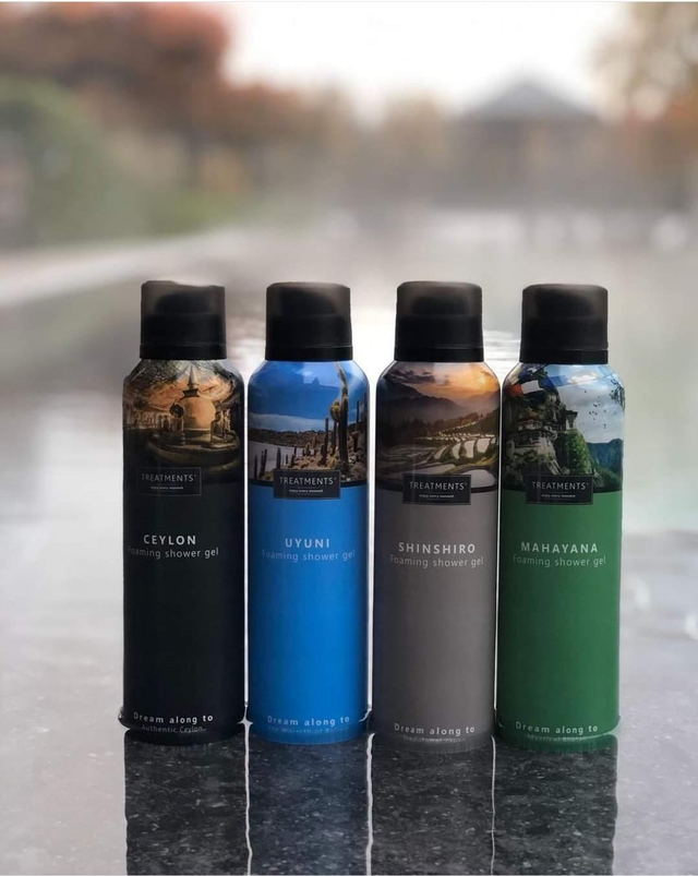 Shower gels van treaments diverse geuren 