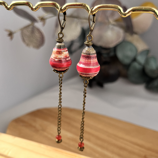 Boucles d’oreilles laiton