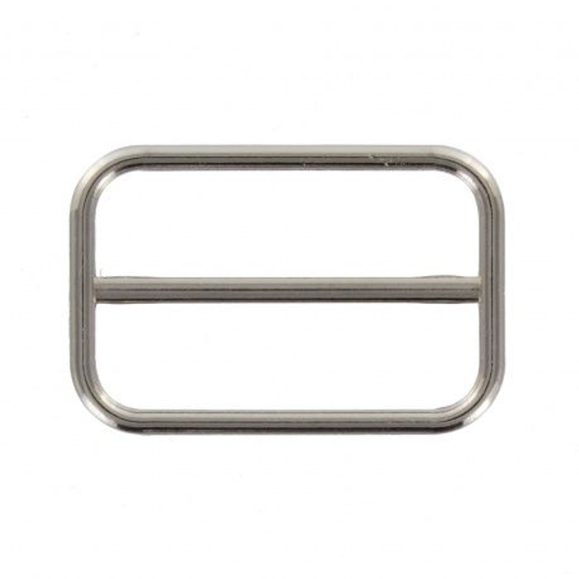 Boucle rectangulaire couleur argent