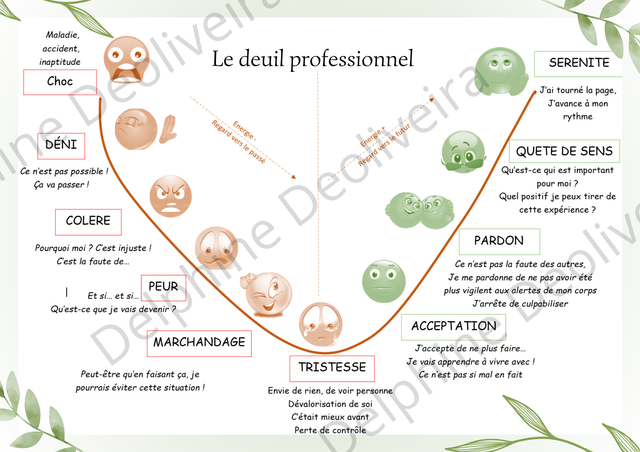 La courbe du deuil professionnel