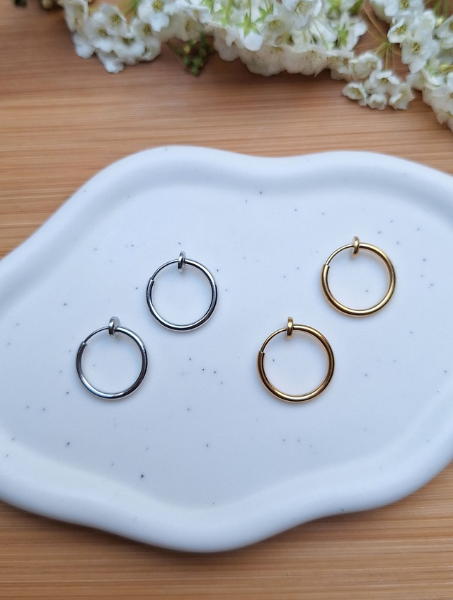 Créoles Clips pour pampilles interchangeables 