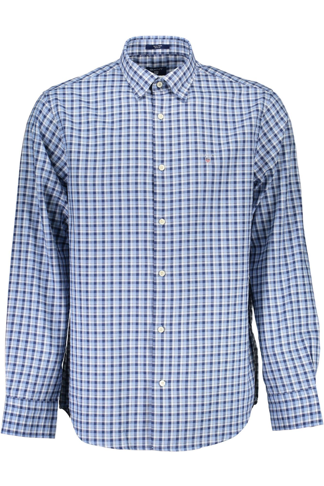 GANT CAMICIA MANICHE LUNGHE UOMO AZZURRO