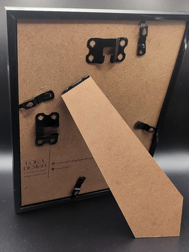 Cadre décoratif 3D personnalisé – 15×20 cm - Animal Lion