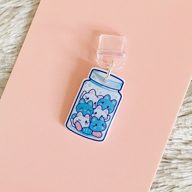 Charm Meowdicaments Blue