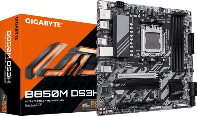 02.2.0106 – Scheda Madre Gigabyte B850M DS3H – Micro‑ATX economica per Ryzen 7000/8000/9000