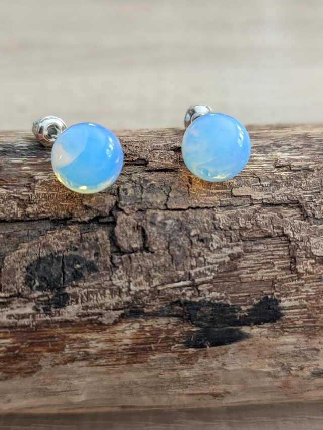 Boucles d'oreilles Opaline