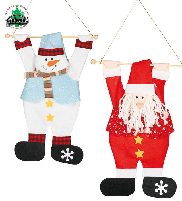 NATALE , ADDOBBO VELCRO CM 48