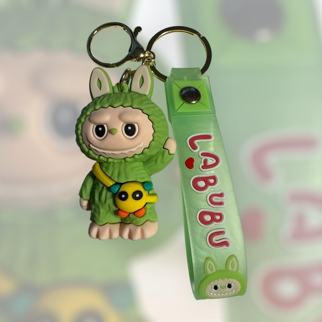 0665 - Labubu - groen - met tasje