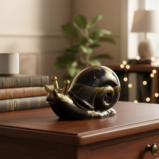 Escargot XXL Volutes Dorées