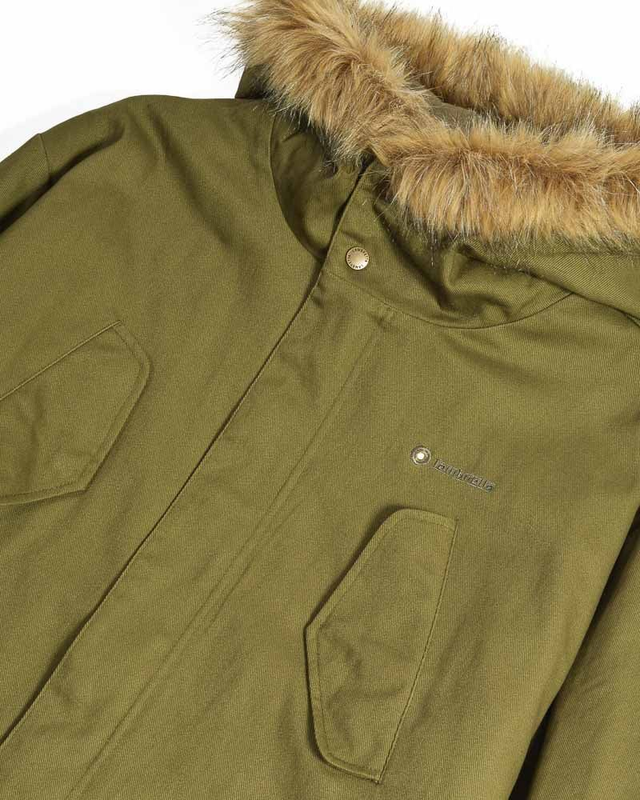 Lambretta LAMDS010 Cotton Canvas Parka - Khaki