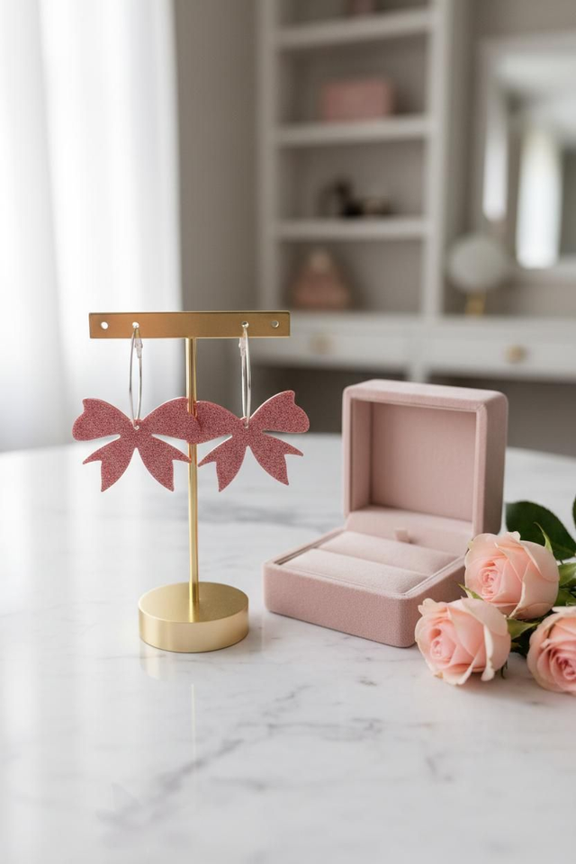 Boucles Nœud grand modèle- Collection Pivoine