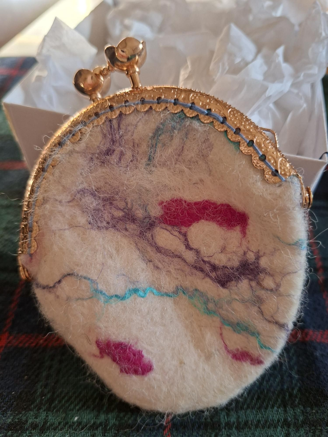 Porte monnaie feutré main FELT0226