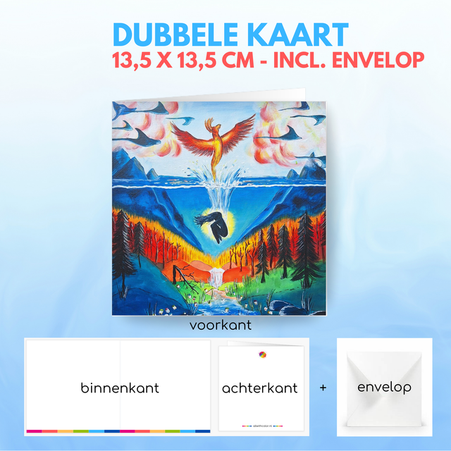 Fenix | Dubbele kaart incl. envelop