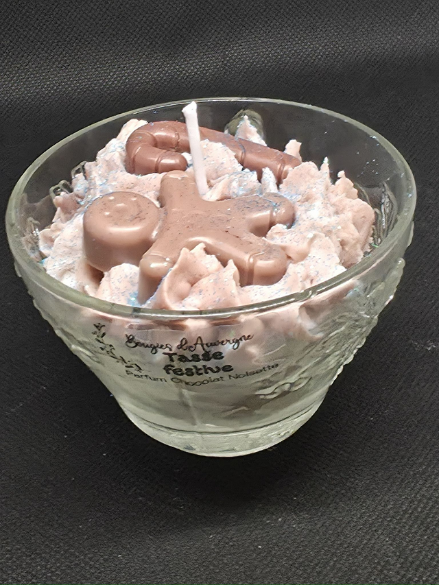 Tasse festive parfum chocolat noisette